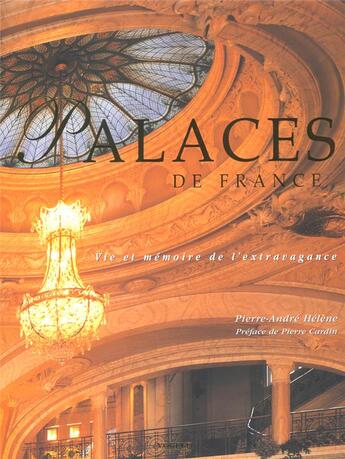 Couverture du livre « Palaces de france vie et memoire de l'extravagance » de Helene Cardin aux éditions Vogele