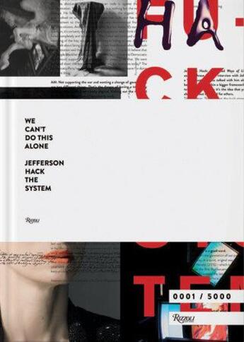 Couverture du livre « We can't do this alone: jefferson hack the system » de Jefferson Hack aux éditions Rizzoli