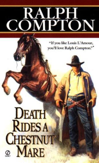 Couverture du livre « Ralph Compton Death Rides a Chestnut Mare » de Compton Ralph aux éditions Penguin Group Us