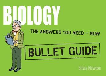 Couverture du livre « Biology: Bullet Guides » de Newton Silvia aux éditions Hodder Education Digital