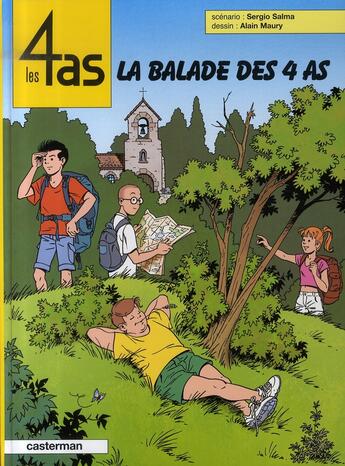 Couverture du livre « Les 4 as la balade des 4 as t43 » de Salma/Maury aux éditions Casterman