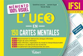 Couverture du livre « L'UE 3 en 150 cartes mentales : UE 3.1, 3.2, 3.3, 3.4 et 3.5 