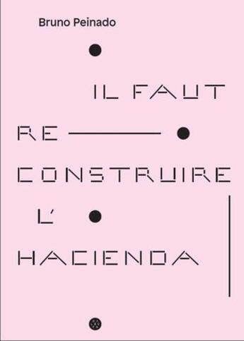 Couverture du livre « Bruno Peinado, il faut reconstruire l'hacienda » de  aux éditions Dilecta