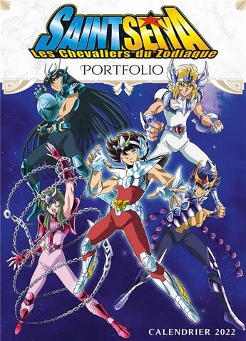 Couverture du livre « Saint Seiya ; les chevaliers du Zodiaque : portfolio (édition 2022) » de Masami Kurumada aux éditions Ynnis