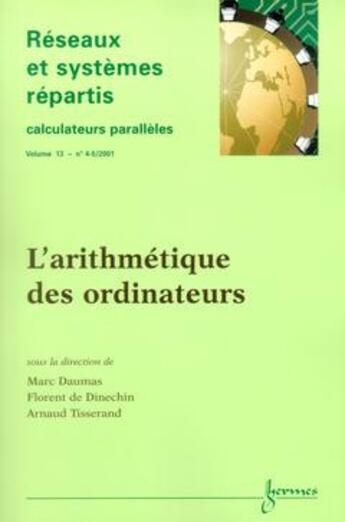 Couverture du livre « L'arithmetique des ordinateurs rspo vol 13 n 45 » de Tisserand aux éditions Hermes Science Publications