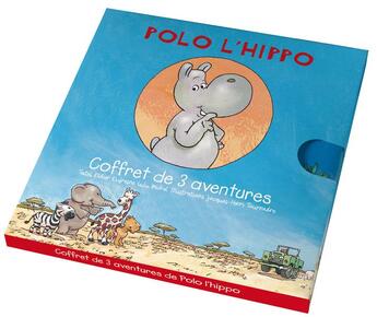 Couverture du livre « Polo l'hippo - coffret de 3 aventures » de Dufresne/Tournadre aux éditions Etena