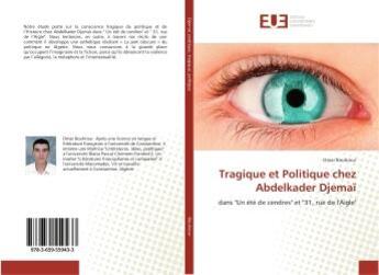 Couverture du livre « Tragique et politique chez abdelkader djemai - dans 