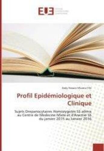 Couverture du livre « Profil Epidémiologique et Clinique » de Dady Hassan Mwana-Yile aux éditions Editions Universitaires Europeennes