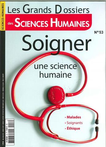 Couverture du livre « Sciences humaines gd n 53 - soigner, une science humaine - decembre 2018 » de  aux éditions Sciences Humaines