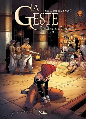 Couverture du livre « La geste des chevaliers dragons Tome 15 : l'ennemi » de Ange et Patrick Boutin-Gagne aux éditions Soleil