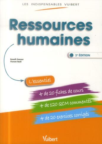 Couverture du livre « Ressources humaines (2e édition) » de Benoit Grasser et Florent Noel aux éditions Vuibert