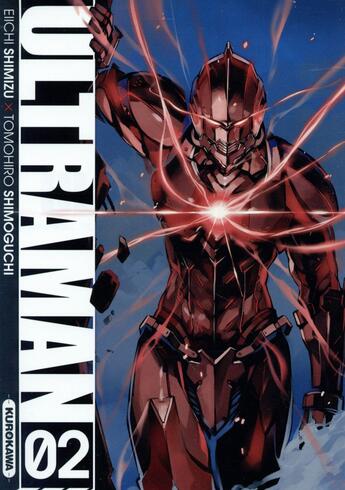 Couverture du livre « Ultraman Tome 2 » de Eiichi Shimizu et Tomoshiro Shimoguchi aux éditions Kurokawa