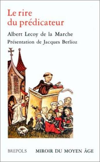 Couverture du livre « Le rire du prédicateur » de  aux éditions Brepols