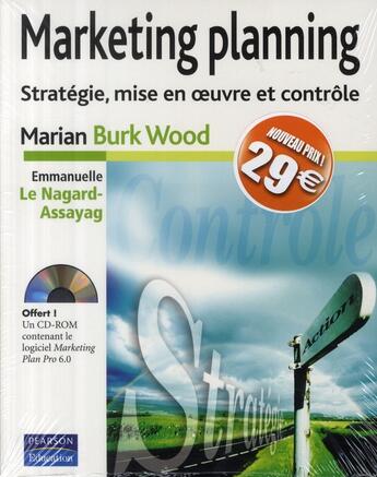 Couverture du livre « Marketing planning ; stratégie, mise en oeuvre et contrôle » de Wood aux éditions Pearson