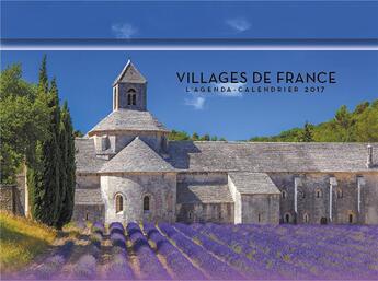 Couverture du livre « L'agenda-calendrier villages de France 2017 » de  aux éditions Hugo Image