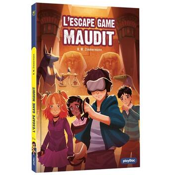 Couverture du livre « L'escape game maudit » de N.M. Zimmermann aux éditions Play Bac