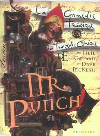 Couverture du livre « Mr Punch » de Neil Gaiman et Dave Mc Kean aux éditions Reporter