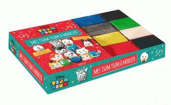 Couverture du livre « Disney Tsum Tsum ; COFFRET ; mes Tsum Tsum à modeler » de Disney aux éditions Disney Hachette