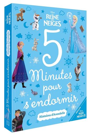 Couverture du livre « 5 minutes pour s'endormir : La Reine des Neiges : Histoires d'Arendelle » de Disney aux éditions Disney Hachette