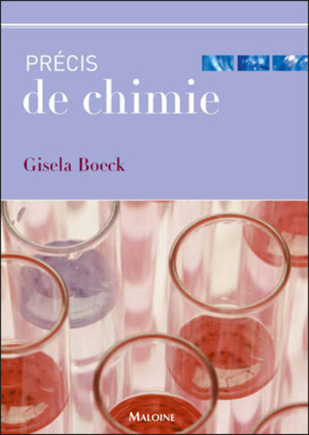 Couverture du livre « Précis de chimie » de Boeck G aux éditions Maloine