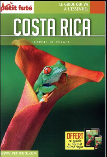 Couverture du livre « GUIDE PETIT FUTE ; CARNETS DE VOYAGE ; Costa Rica » de  aux éditions Le Petit Fute