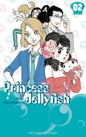 Couverture du livre « Princess Jellyfish Tome 2 » de Akiko Higashimura aux éditions Delcourt