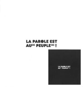 Couverture du livre « La parole est au(x) peuple(s) ! : l'aventure internationale de la caravane des dix mots, langue fran » de Collecif Ouvrage aux éditions La Passe Du Vent