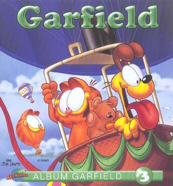 Couverture du livre « Garfield t.3 » de Jim Davis aux éditions Presses Aventure