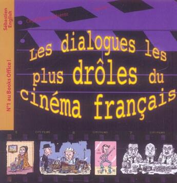 Couverture du livre « Les repliques les plus droles du cinema francais » de English-S aux éditions City