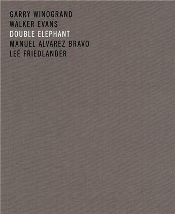 Couverture du livre « Double elephant 1973-74 » de Zander aux éditions Steidl