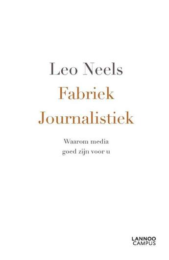 Couverture du livre « Fabriek journalistiek » de Leo Neels aux éditions Terra - Lannoo, Uitgeverij