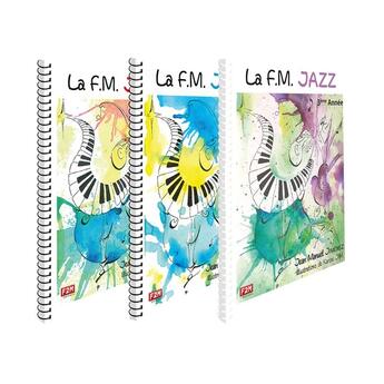 Couverture du livre « LA COLLECTION JAZZ - LA F.M JAZZ - 1ERE + 2EME + 3EME ANNEE » de Jean-Manuel Jimenez et Karine Jim aux éditions F2m