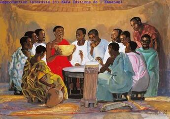 Couverture du livre « Le dernier repas (mt 26,26), poster vie de jesus mafa » de  aux éditions Emmanuel