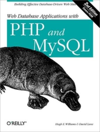 Couverture du livre « Web Database Applications With Php And Mysql, 2e Edition » de Williams aux éditions O Reilly & Ass