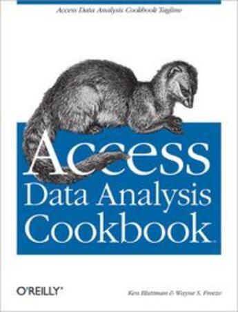 Couverture du livre « Access Data Analysis cookbook » de Ken Bluttman aux éditions O Reilly