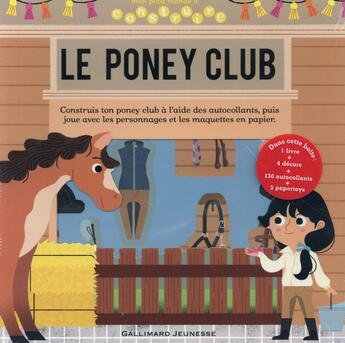 Couverture du livre « Le poney-club » de  aux éditions Gallimard-jeunesse