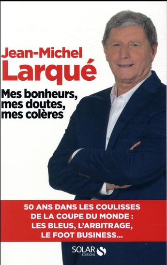 Couverture du livre « Mes bonheurs, mes doutes, mes colères » de Jean-Michel Larque aux éditions Solar