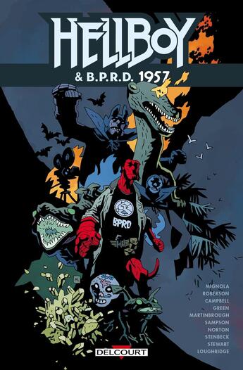 Couverture du livre « Hellboy et BPRD T09 : 1957 » de Chris Roberson et Shawn Martinbrough et Laurence Campbell et Mike Norton et Alison Sampson et Stephen Green aux éditions Delcourt