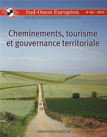 Couverture du livre « Cheminements, tourisme et gouvernance territoriale » de Sebastien Rayssac aux éditions Pu Du Midi