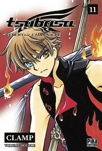 Couverture du livre « Tsubasa RESERVoir CHRoNiCLE : Intégrale vol.11 : Tomes 21 et 22 » de Clamp aux éditions Pika