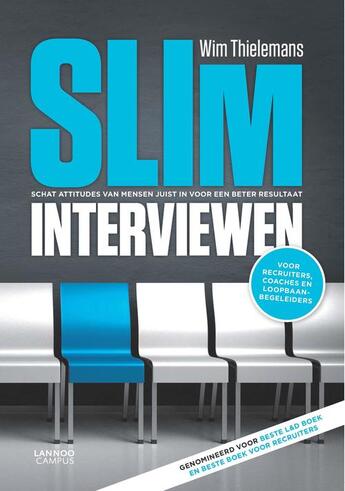 Couverture du livre « Slim interviewen » de Wim Thielemans aux éditions Terra - Lannoo, Uitgeverij