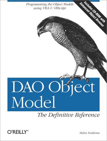 Couverture du livre « Access et dao obj model » de Feddema aux éditions O Reilly & Ass