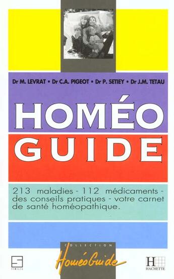 Couverture du livre « Homeo Guide » de M Levrat aux éditions Hachette Pratique