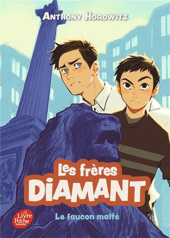 Couverture du livre « Les frères Diamant Tome 1 : Le faucon malté » de Anthony Horowitz aux éditions Le Livre De Poche Jeunesse