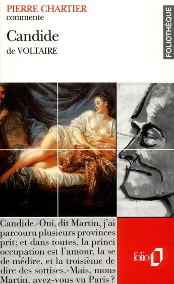 Couverture du livre « Candide de voltaire (essai et dossier) » de Pierre Chartier aux éditions Folio