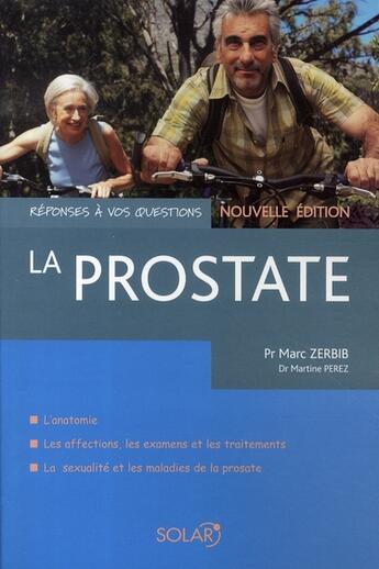 Couverture du livre « La prostate » de Zerbib Marc aux éditions Solar