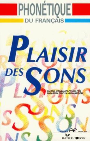 Couverture du livre « Plaisir des sons - livre de l'eleve » de Pedoya Guimbretiere aux éditions Didier