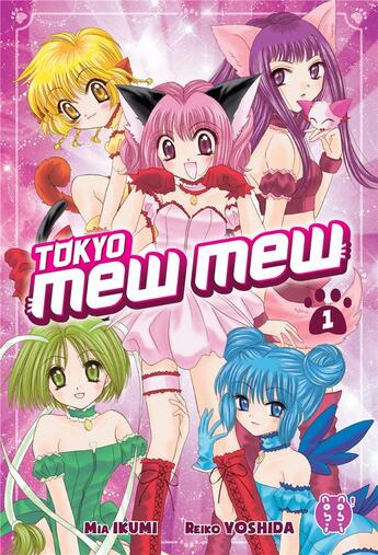 Couverture du livre « Tokyo mew mew Tome 1 » de Mia Ikumi et Reiko Yoshida aux éditions Nobi Nobi