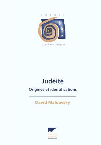 Couverture du livre « Judeite - Origines Et Identifications » de David Maldavsky aux éditions Delachaux & Niestle