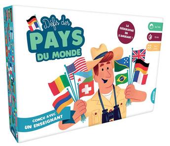 Couverture du livre « Defis des pays du monde » de Chris Chatterton aux éditions Philippe Auzou